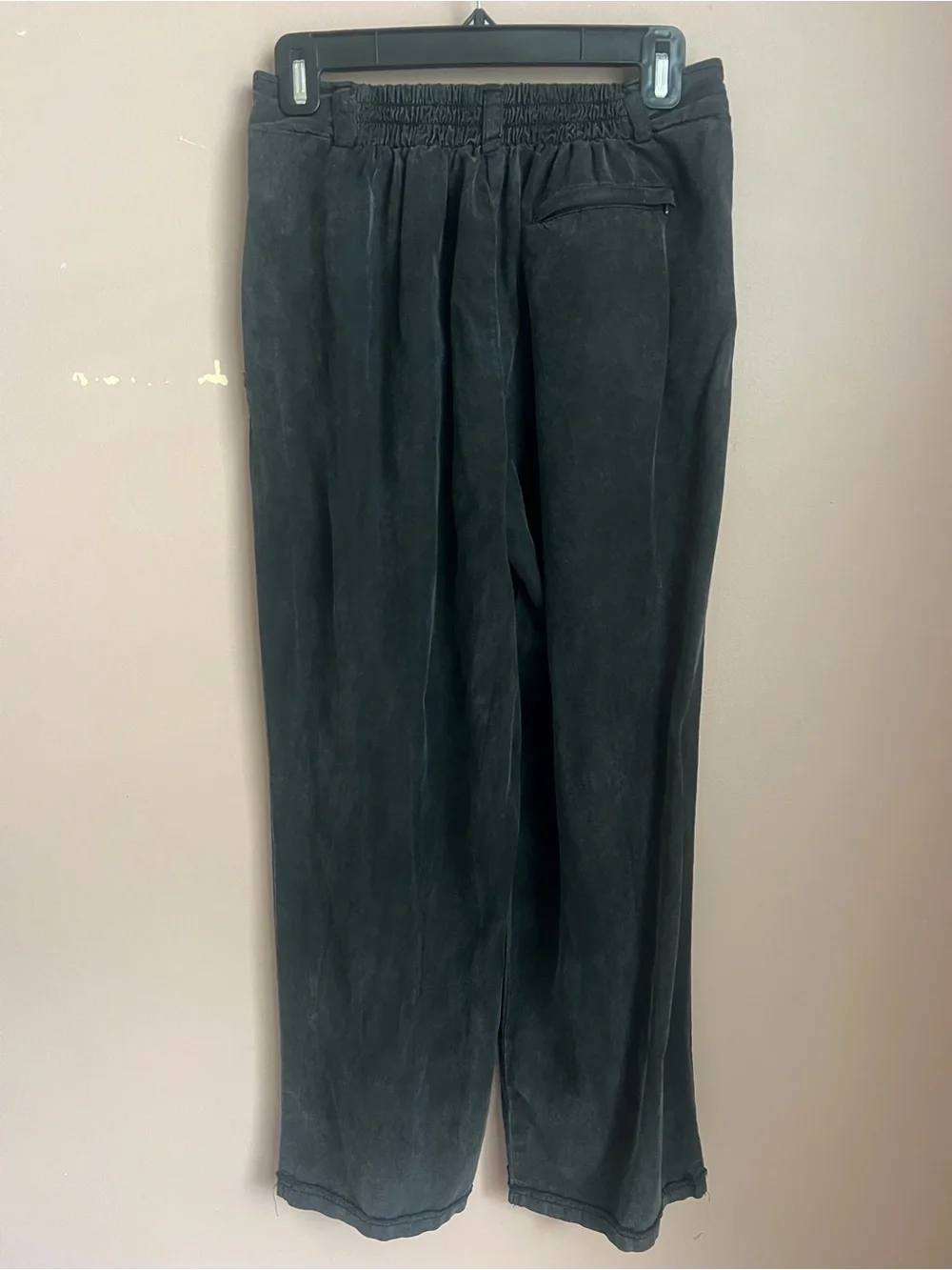 Free People reform pants Washed Black Wide-Leg Pants